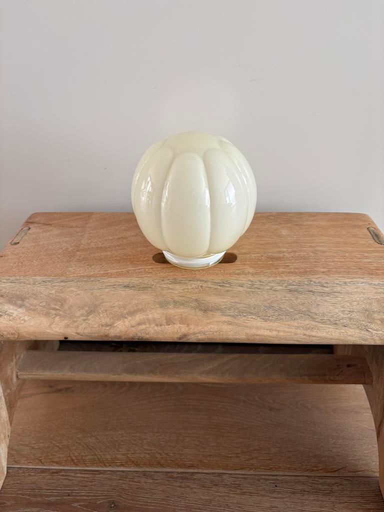 THABUR ART DECO PLAFONDLAMP / BOLLAMP, Huis en Inrichting, Ophalen of Verzenden, Zo goed als nieuw, Glas