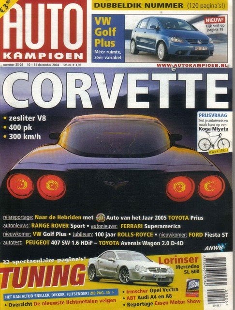 Autokampioen 25/26 2004 : Opel Vectra GTS i500 - Abt Audi, Ophalen of Verzenden, Gelezen, Algemeen