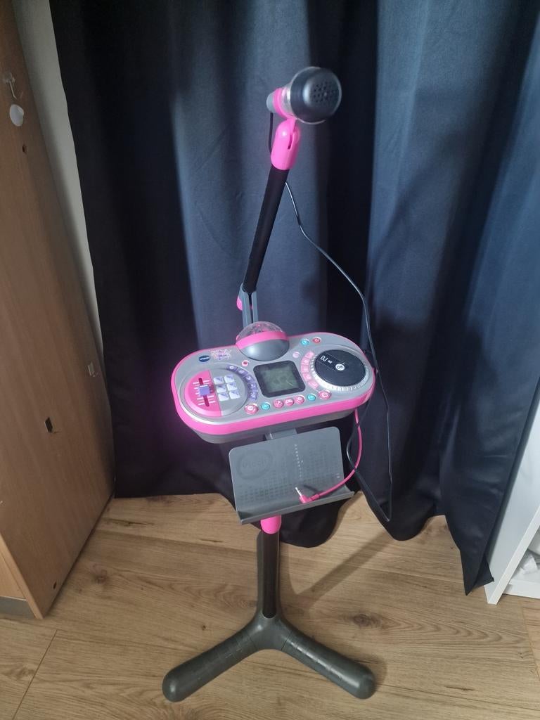Vtech microfoon met DJ set en effecten, Ophalen of Verzenden, Zangmicrofoon