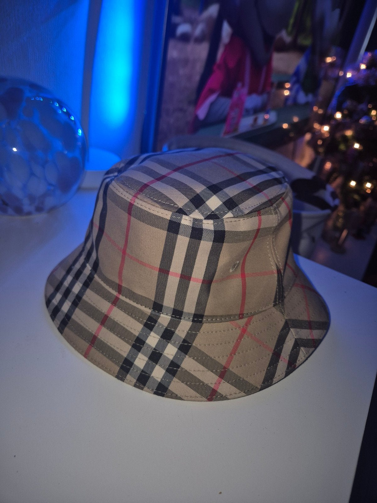 Burberry Bucket Hat nieuw(12-18 maanden), Jongen of Meisje, Ophalen of Verzenden, Zo goed als nieuw, 104 of kleiner