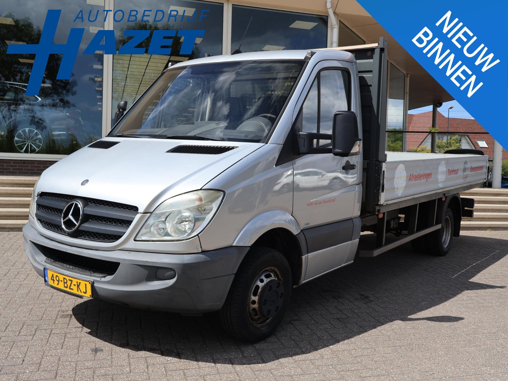 Mercedes-Benz Sprinter 515 2.2 CDI 150 PK DUBBEL LUCHT OPEN, Auto's, Gebruikt, 4 cilinders, 150 pk, Bedrijf