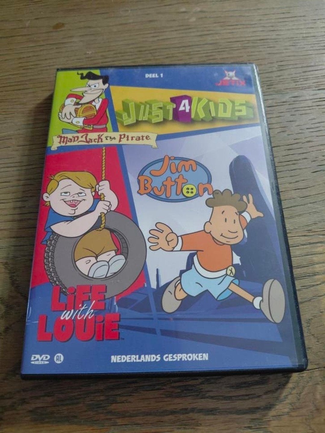 Just 4 Kids dvd. Jetix. Mad Jack, Louie, Jim Button., Tekenfilm, Ophalen of Verzenden, Zo goed als nieuw, Alle leeftijden