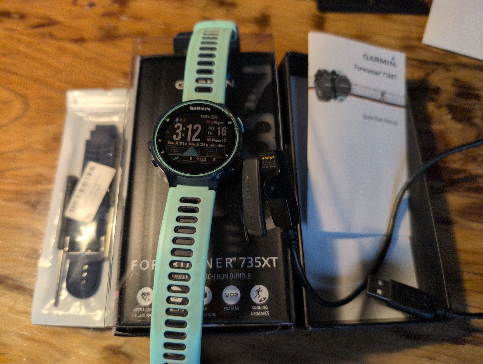 Garmin Forerunner 735XT GPS Multisport Horloge, Gebruikt, Garmin, Hartslag, Ophalen of Verzenden