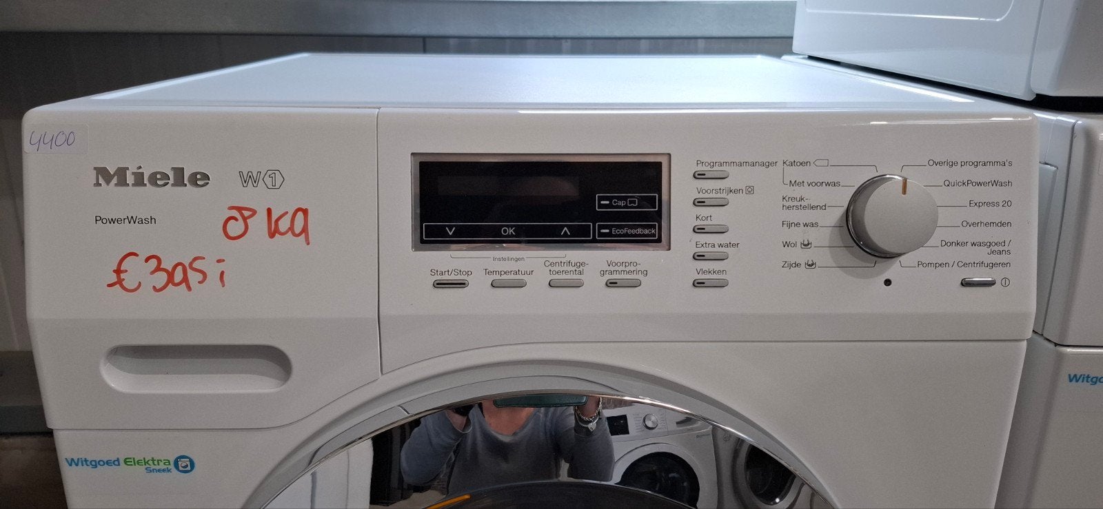 Foto 3 van miele W1 wasmachine, 6 maand garantie 4400