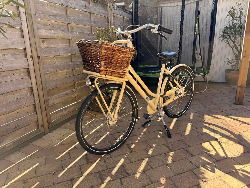 Gazelle Fuerte fiets met mand - Zo goed als nieuw, 53 tot 56 cm, Versnellingen, Zo goed als nieuw, Trommelrem