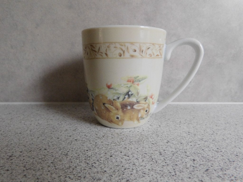 Senseo Mok Konijn Hallmark Marjolein Bastin, Huis en Inrichting, Keuken | Servies, Ophalen of Verzenden, Zo goed als nieuw, Overige stijlen