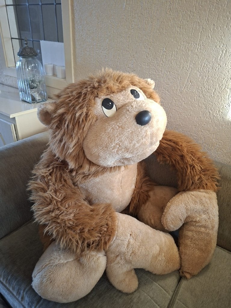 Reuze knuffel aap, Ophalen of Verzenden, Zo goed als nieuw, Overige typen