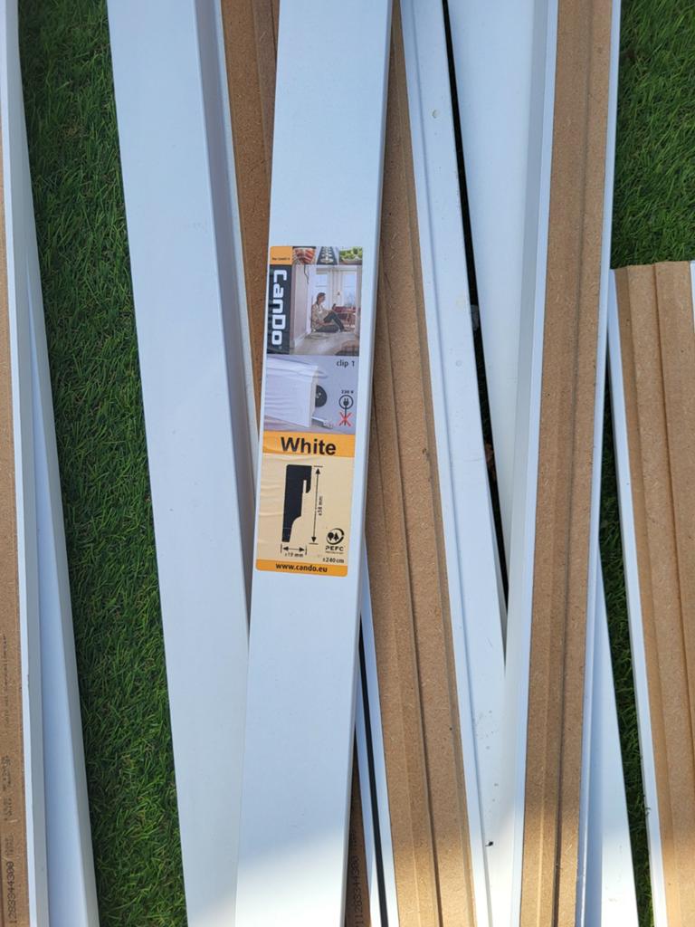 Cando White Plinten - Nieuw in verpakking, Ophalen, Nieuw, Mdf, 250 cm of meer