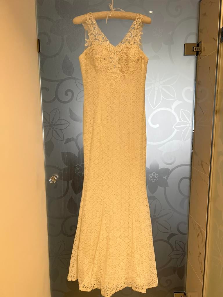 Wedding dress light cream, Overige typen, Overige kleuren, Ophalen of Verzenden, Zo goed als nieuw