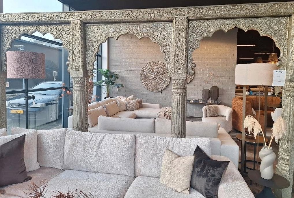 Prachtige Ibiza Style Sierpoort / Roomdivider, Ophalen, Gebruikt, Meerkleurig, Overige materialen