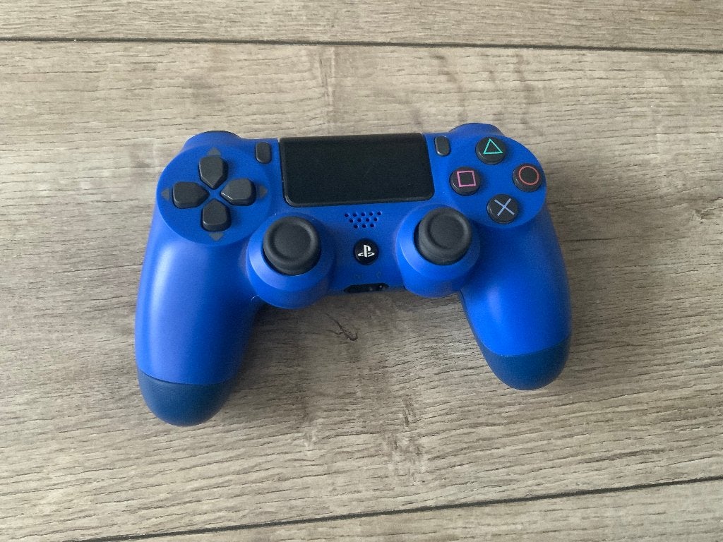 Playstation 4 - Dual Shock Controller PS4 Blauw, Spelcomputers en Games, Overige genres, 1 speler, Ophalen of Verzenden, Zo goed als nieuw