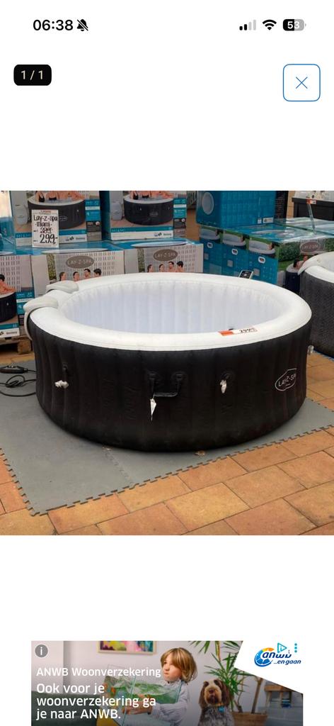 Jacuzzi, met deksel en paar spullen, Ophalen of Verzenden, Zo goed als nieuw