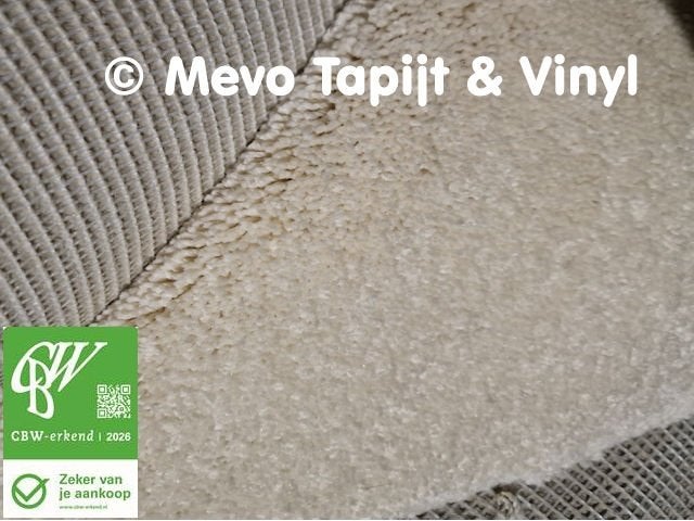 Tapijt, gesneden Pool, Ecru Lengte 2 mtr, Breedte 4 mtr, Ophalen, Crème, MeVo tapijt en vinyl, Gesneden pool, Wij werken op afspraak, zie ad