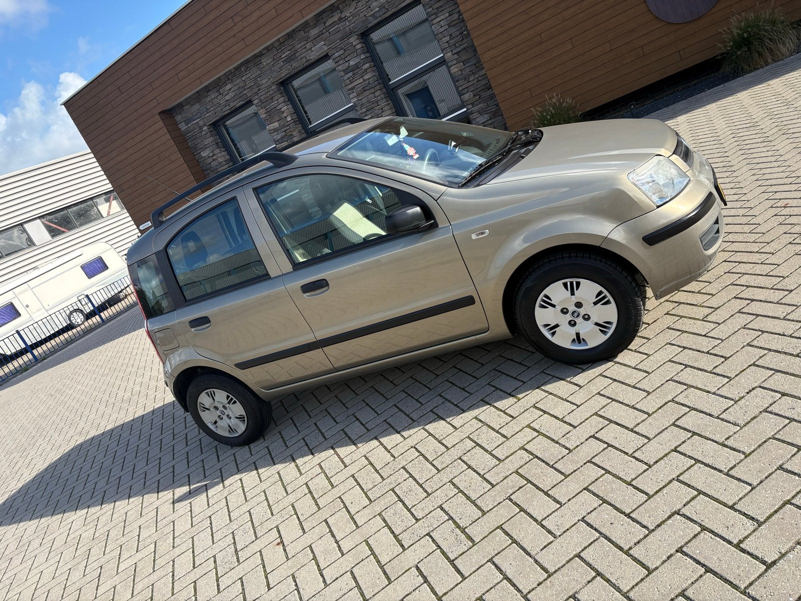 Fiat Panda 1.2 Euro3 2007 Grijs, Voorwielaandrijving, 400 kg, Origineel Nederlands, Handgeschakeld