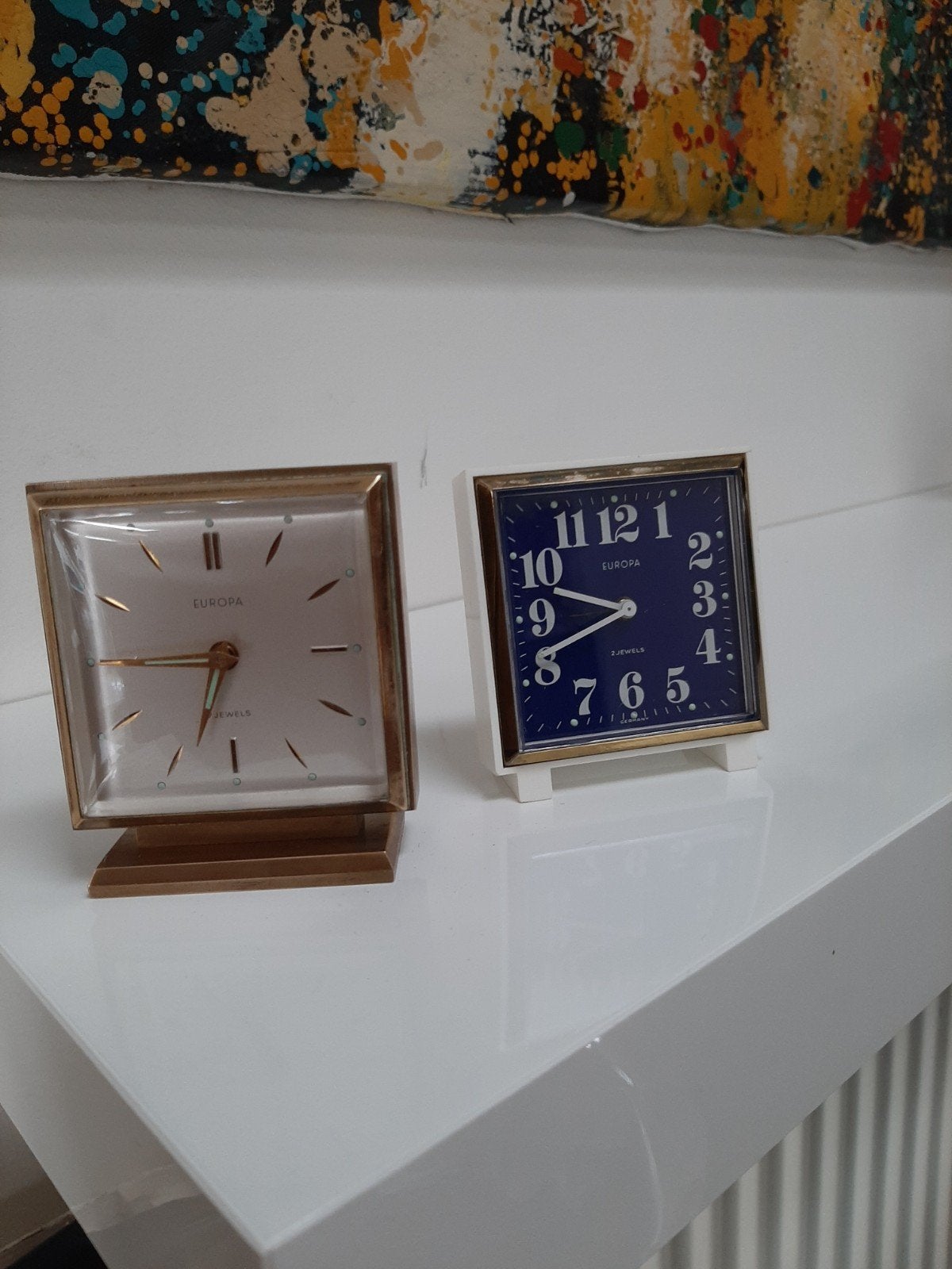 set van twee iconische, mechanische wekkers Europa, Ophalen of Verzenden