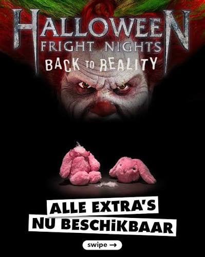 Walibi Halloween Fright Nights 2026  Tickets