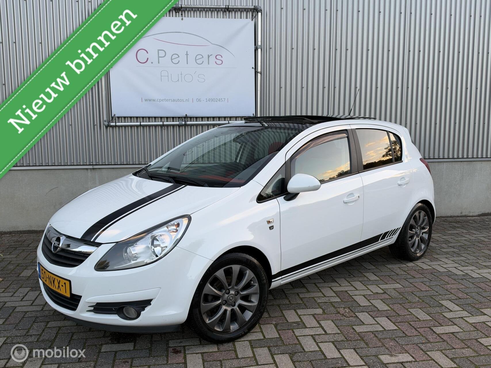 Opel Corsa 1.2-16V '111' Edition 2010 / Automaat / Schuifdak, Auto's, Euro 5, Gebruikt, 4 cilinders, 1229 cc