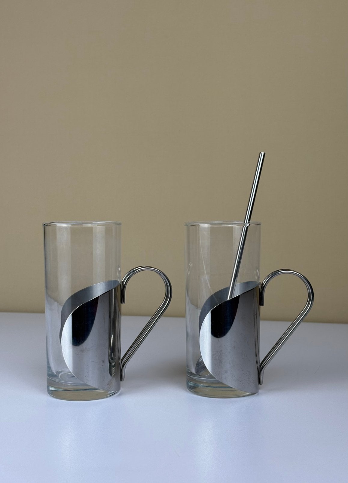 Vintage Scandinavische stijl RVS Hot Toddy / Irish Coffee, Vintage, Vintage, Overige typen, Vintage