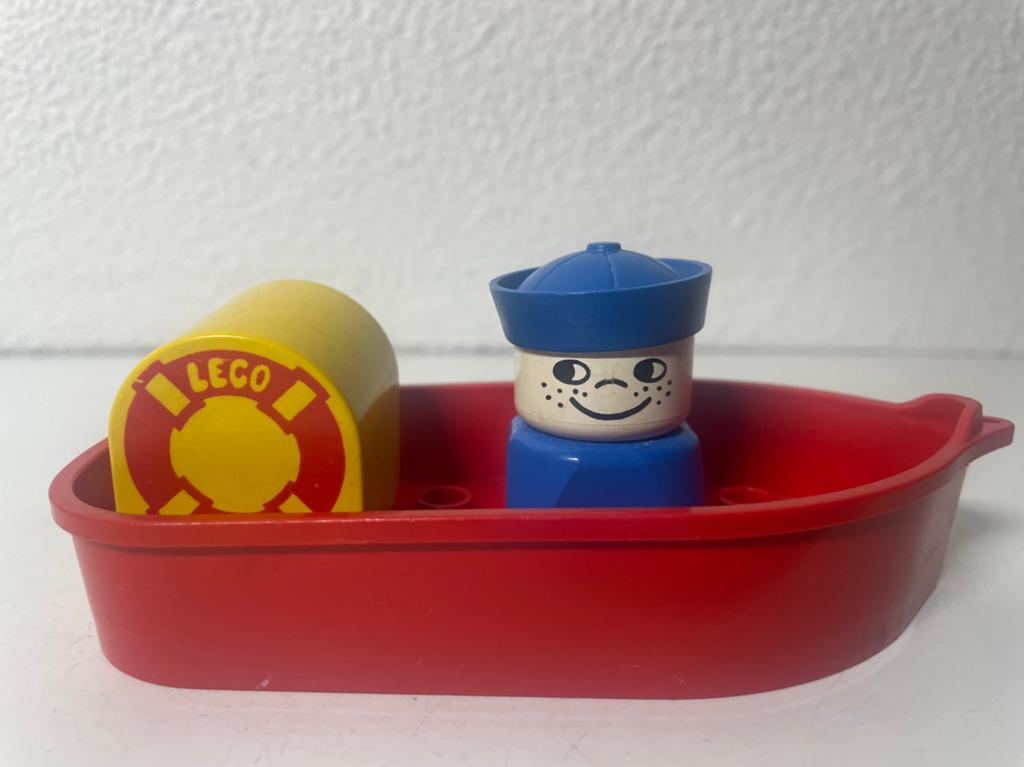 Duplo 534 Vintage Boot uit 1978, Kinderen en Baby's, Speelgoed | Duplo en Lego, Gebruikt, Ophalen of Verzenden, Compleet, Duplo