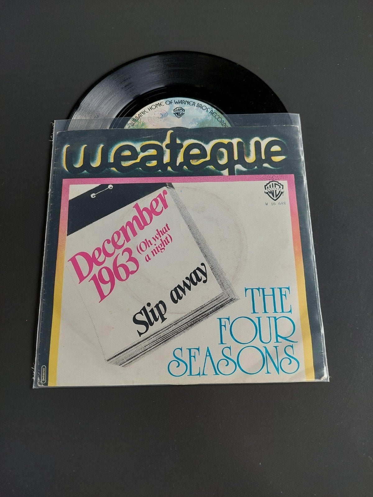 the four seasons december 1963, Cd's en Dvd's, Ophalen of Verzenden, Zo goed als nieuw, 7 inch, Overige genres