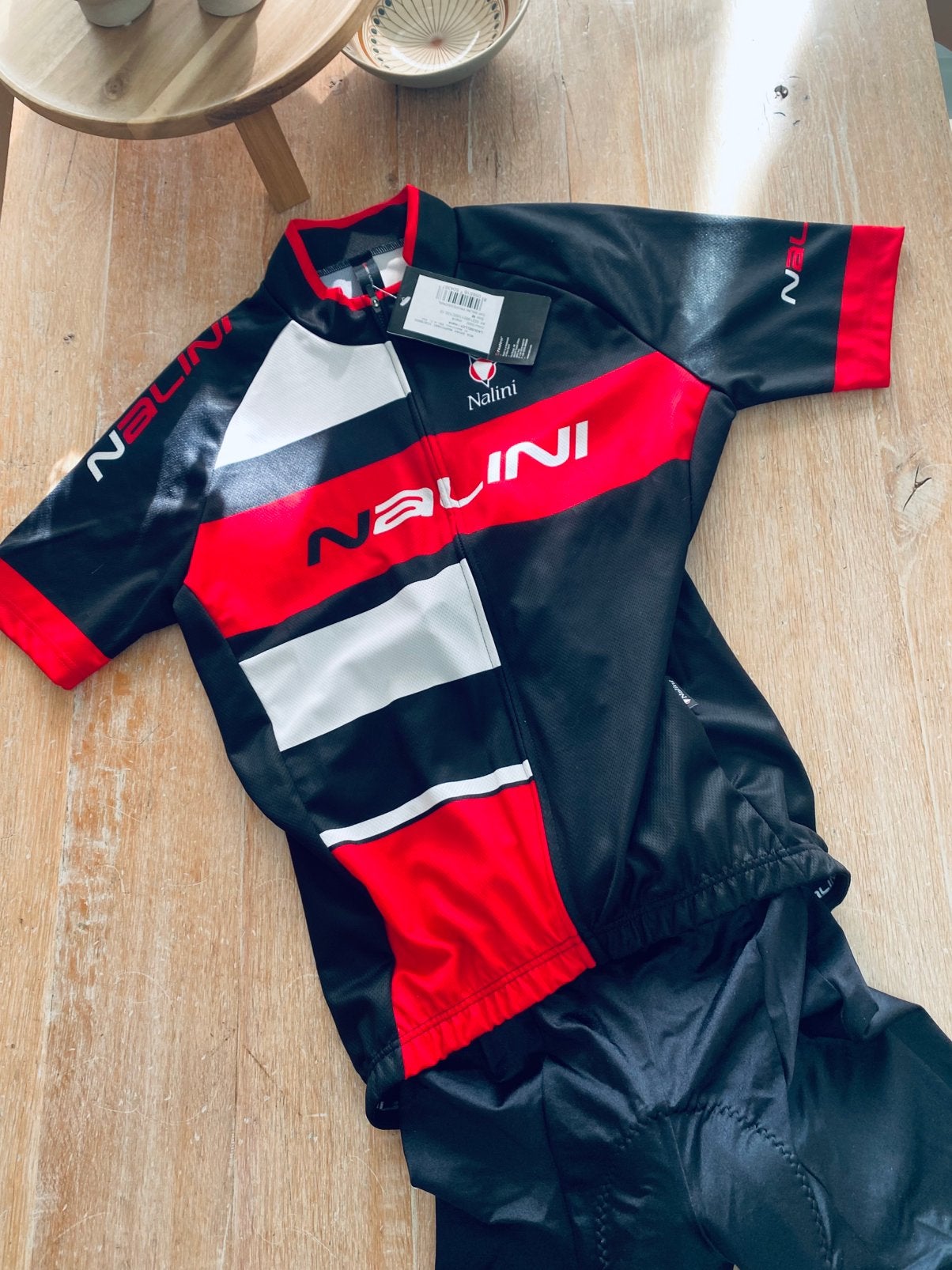Nalini heren wielrenkleding / set NIEUW maat S / M, Nieuw, Bovenkleding, Heren, M