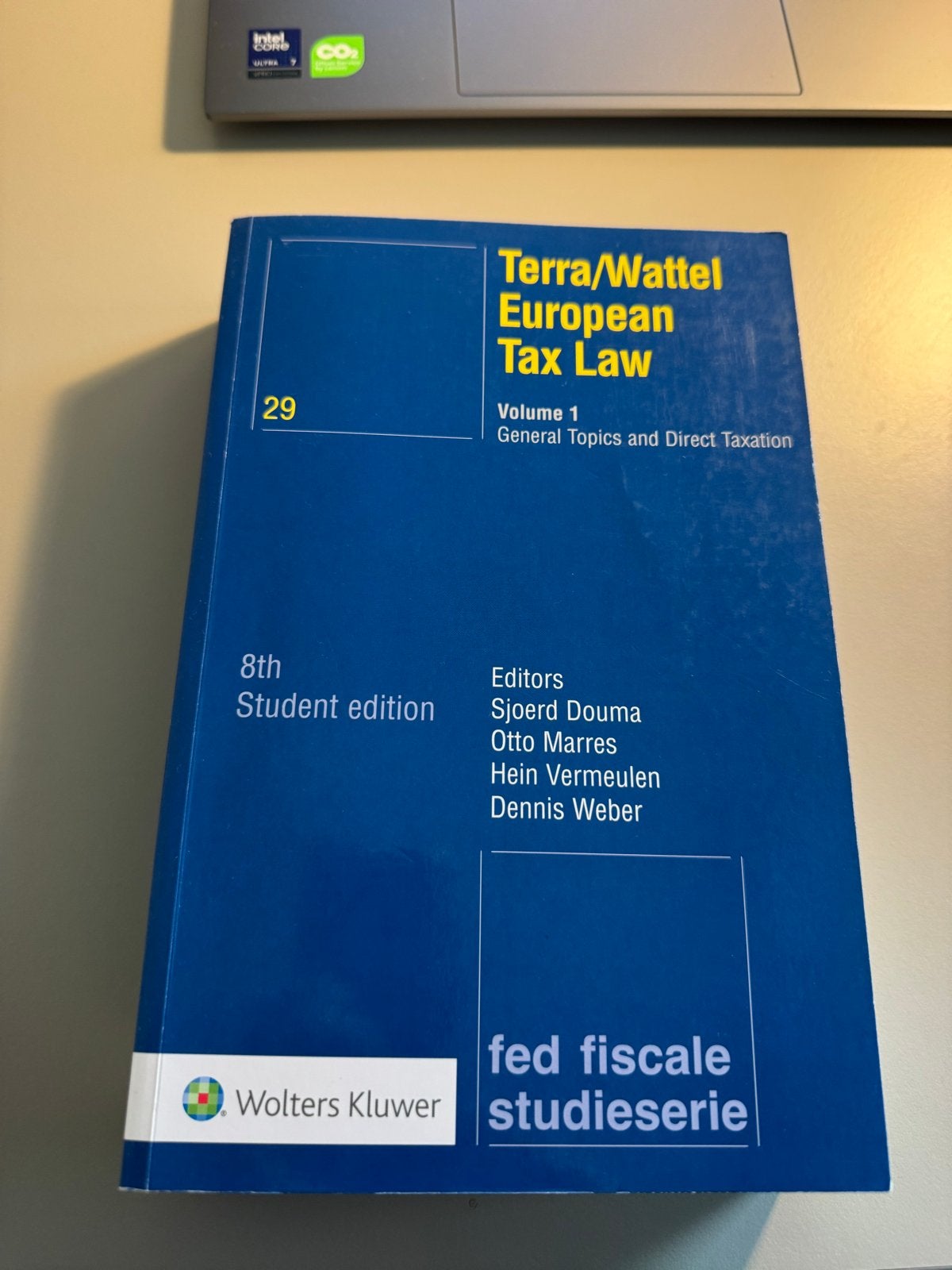 Terra/Wattel European Tax Law Volume 1 - 8th Student Edition, Ophalen of Verzenden, Gamma, Zo goed als nieuw, WO