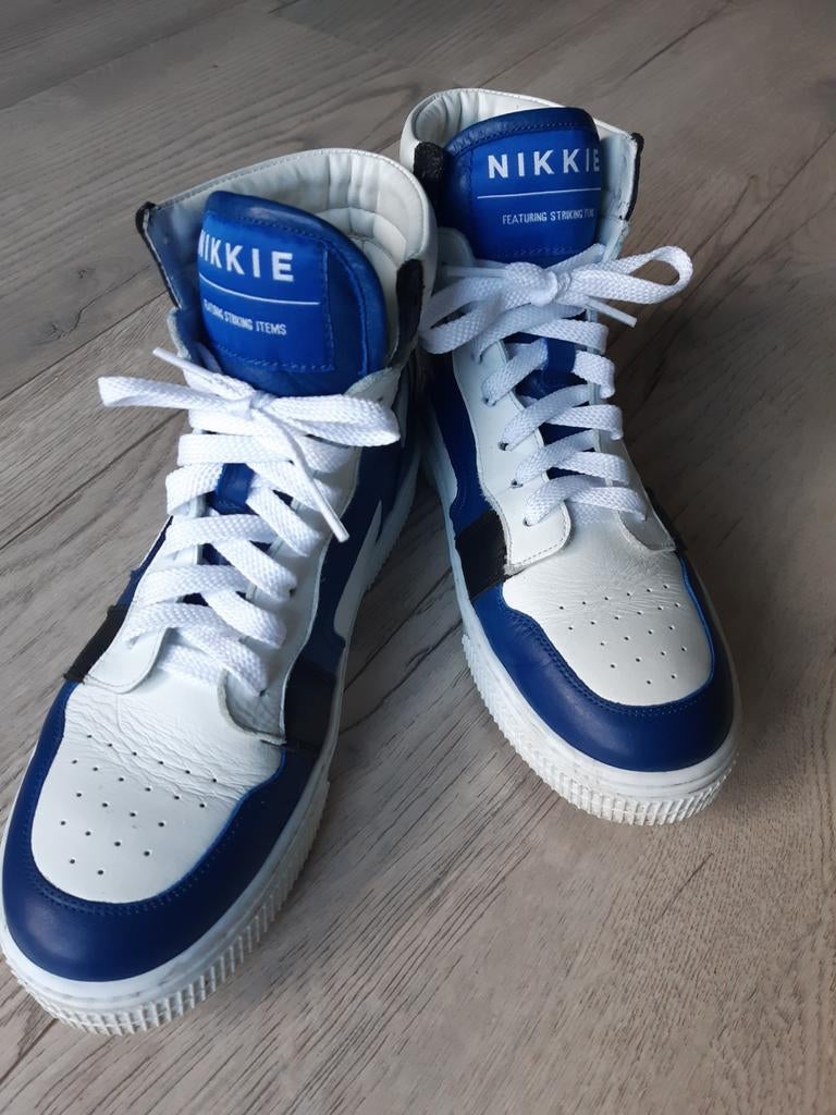 Nikkie Livia sneakers - helemaal leder- maat 41, Ophalen of Verzenden, Zo goed als nieuw, Wit, Sneakers of Gympen