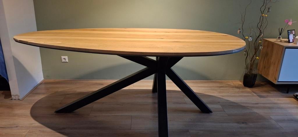 Xooon Colombo Eikenhouten Eettafel met Paspoort, Huis en Inrichting, Tafels | Eettafels, Eikenhout, Ophalen of Verzenden, Zo goed als nieuw