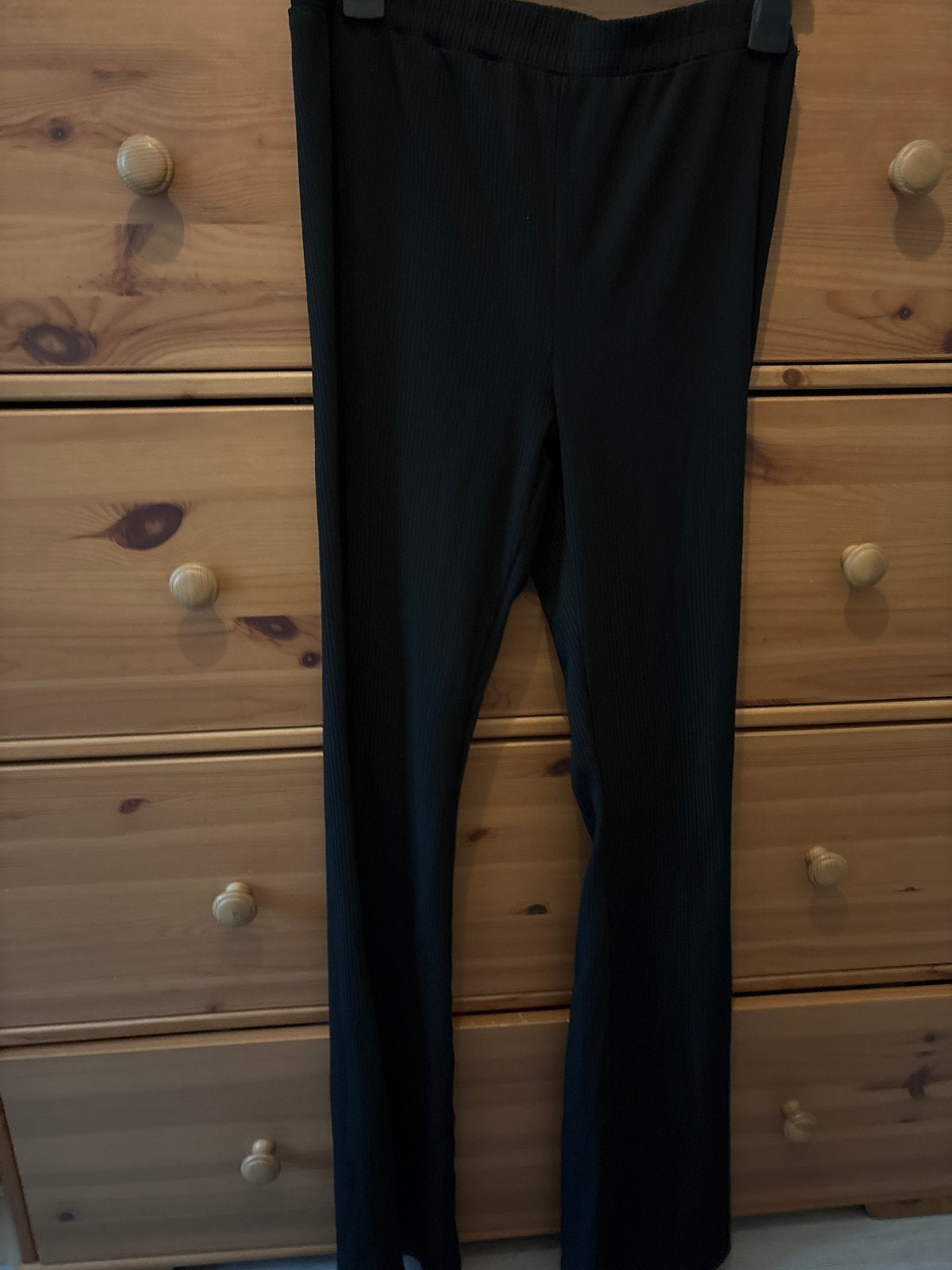 Eksept zwarte ribbroek maat L, Verzenden, Gedragen, Maat 42/44 (L), Zwart