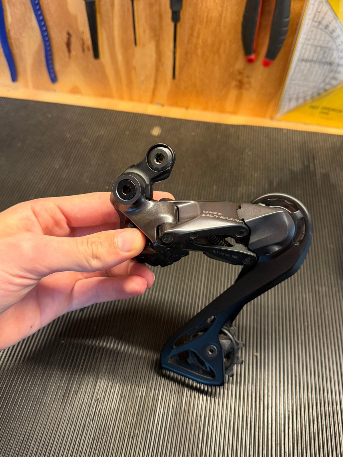 Ultegra RD8150 DI2 racefiets achterderraileur 2x12, Ophalen, Gebruikt, Racefiets, Derailleur of Ketting
