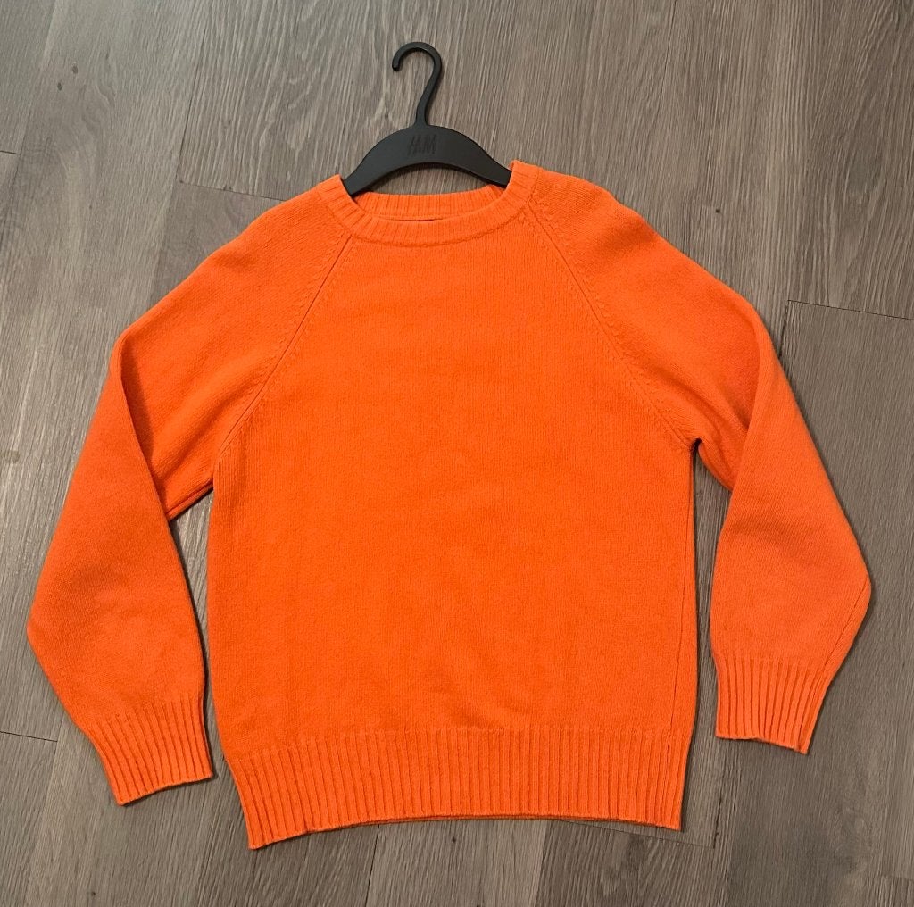 Benetton oranje wollen heren trui pullover crew neck maat S, Kleding | Heren, Benetton, Nieuw, Oranje, Ophalen of Verzenden