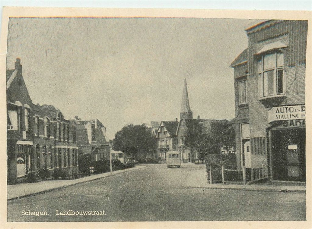 702-098-001 Schagen Landbouwstraat, Verzenden, Voor 1920, Noord-Holland