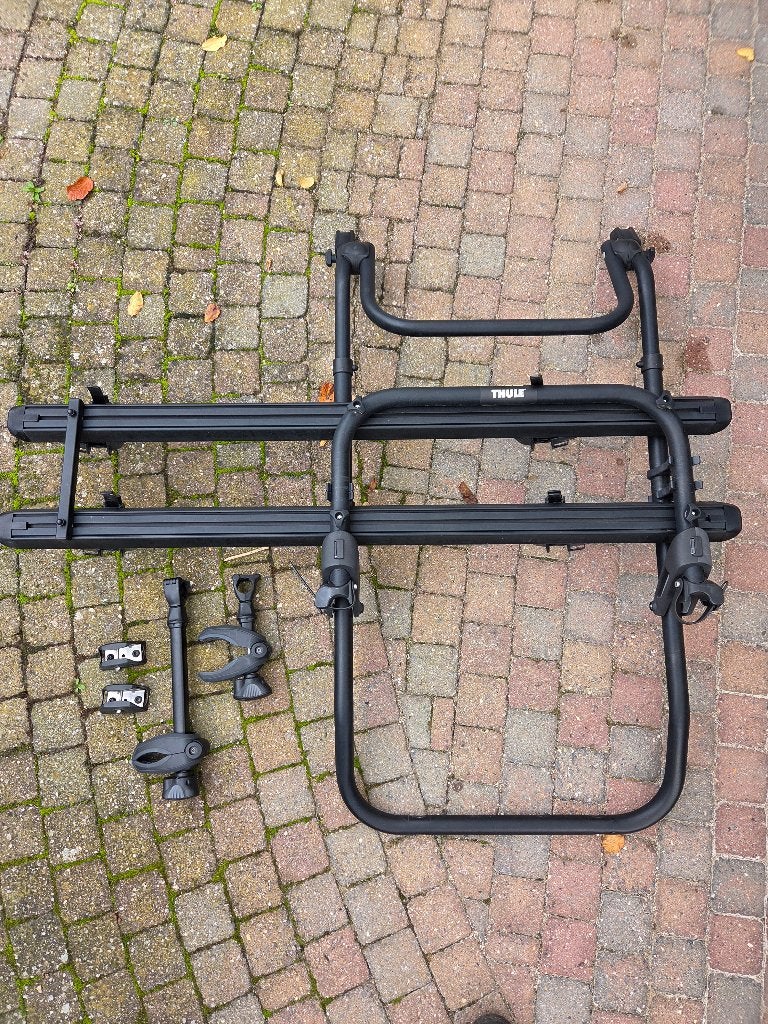 Fietsendrager buscamper, Auto diversen, Ophalen, 2 fietsen, Zo goed als nieuw, Achterklepdrager