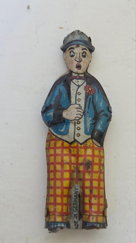 Antiek blikken speelgoed figuur Germany Gama ?, Ophalen of Verzenden