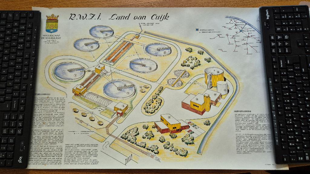 plattegrond, Overige gebieden, Overige typen, Ophalen of Verzenden, Zo goed als nieuw