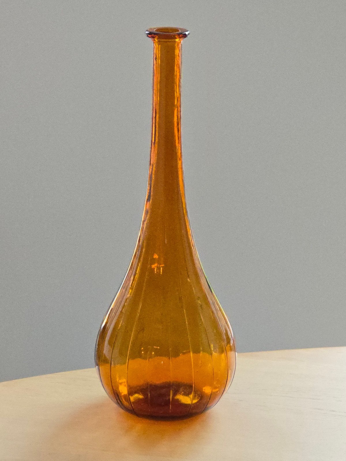 Vintage antiek mid century Italiaanse Empoli Genie vaas €69, Ophalen of Verzenden