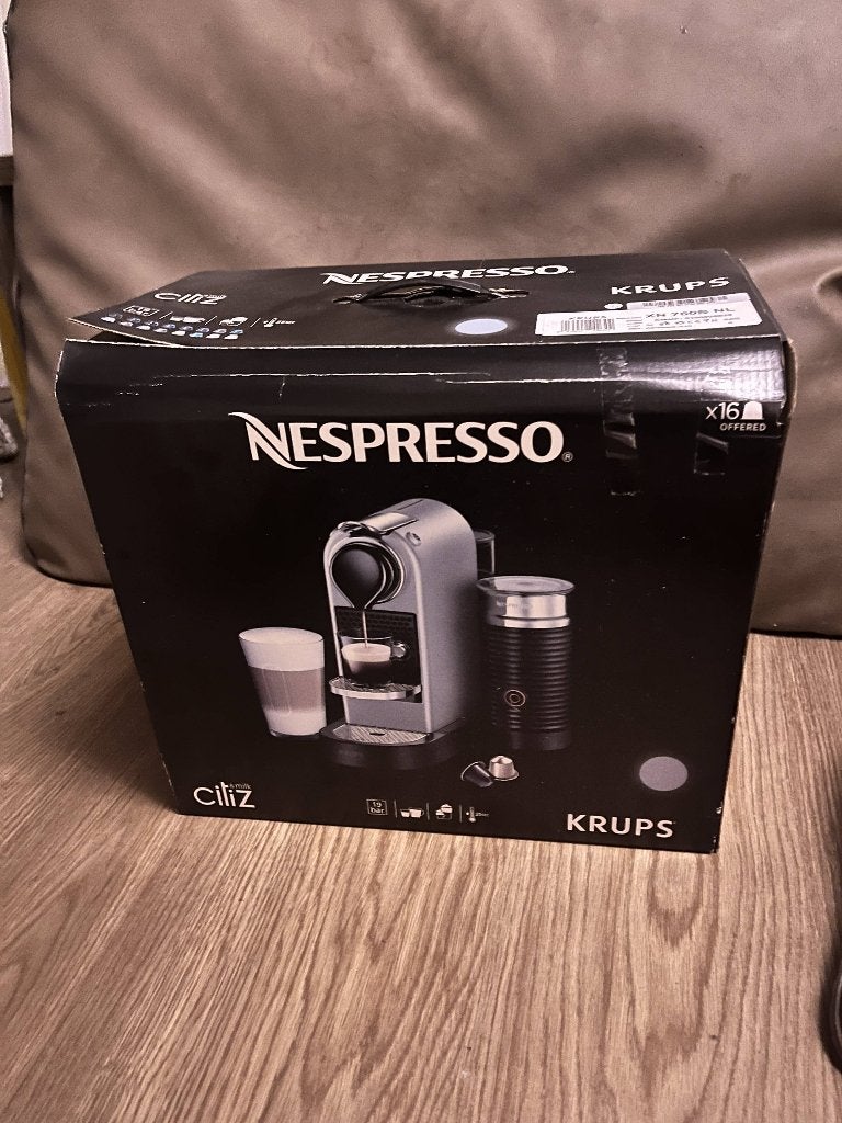 Krups Nespresso Citiz espresso apparaat, Witgoed en Apparatuur, Koffiezetapparaten, Ophalen, Espresso apparaat, Nieuw, 1 kopje