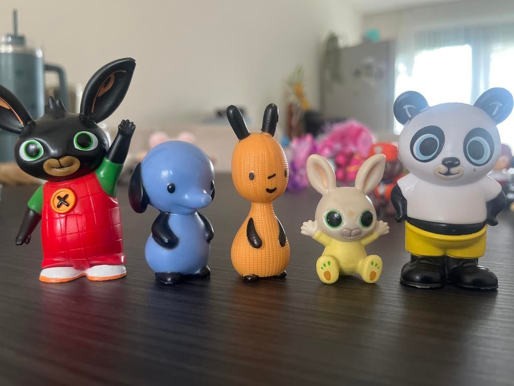 Bing Konijn en Vrienden Speelfiguren Set, Ophalen of Verzenden, Gebruikt, Jongen of Meisje
