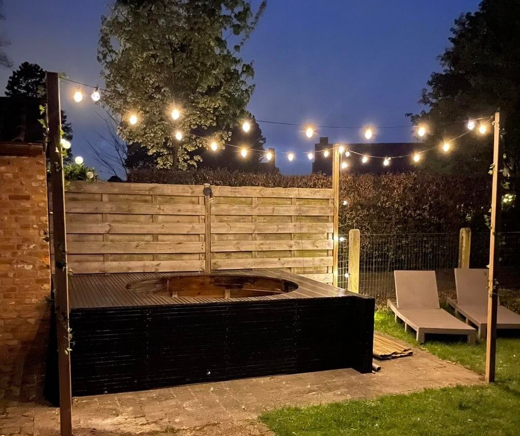Lay-Z spa Havana Jacuzzi met ombouw, via app te bedienen, Ophalen, Gebruikt, Opblaasbaar, Afdekzeil