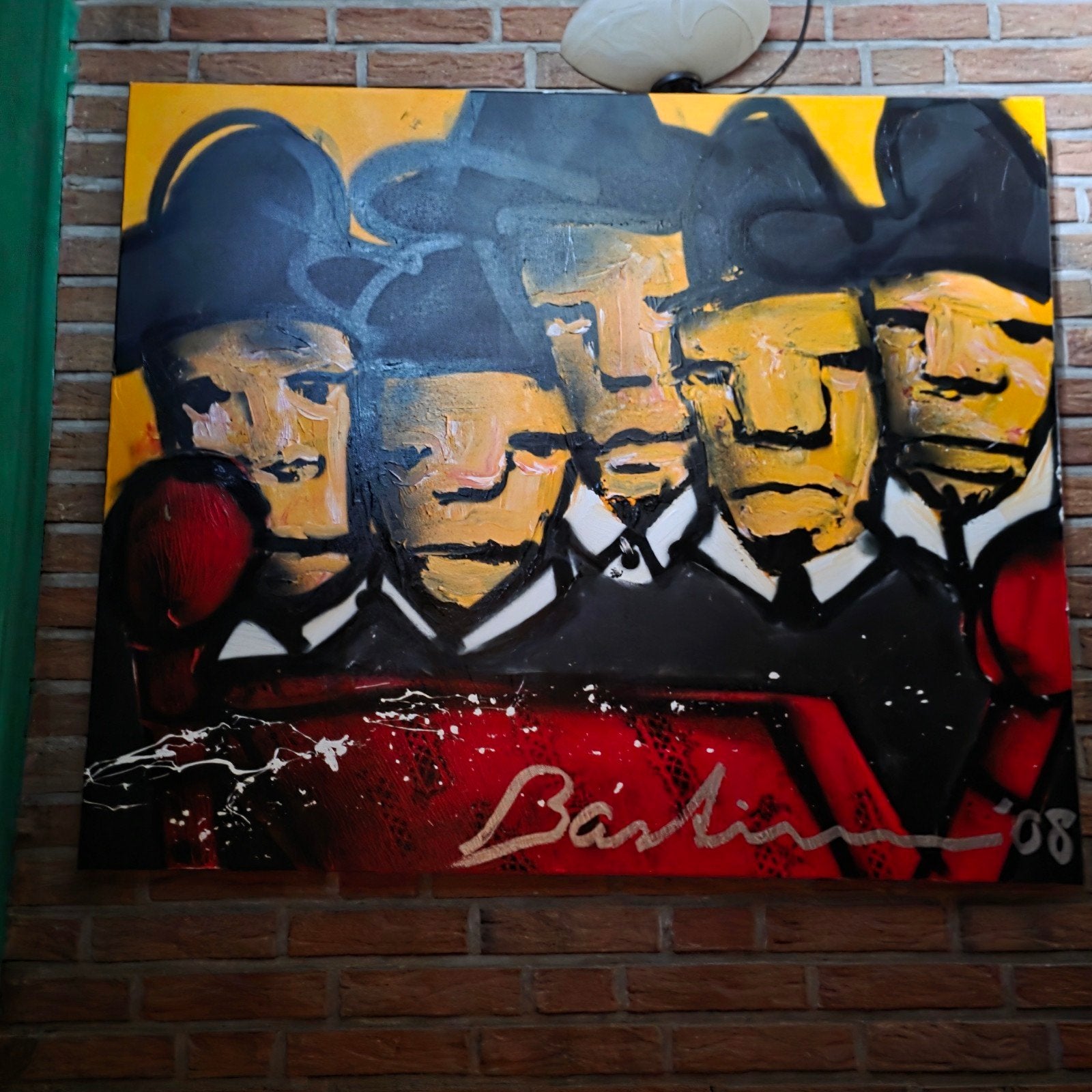 bastiaan  schilderij op canvas, Ophalen of Verzenden