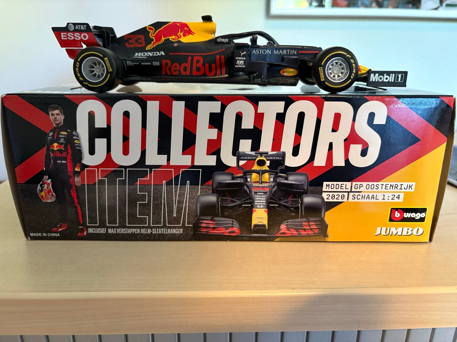 Red Bull Racing F1 Auto Max Verstappen 2020 Schaal 1:24, Ophalen of Verzenden, Nieuw, Auto, Overige merken