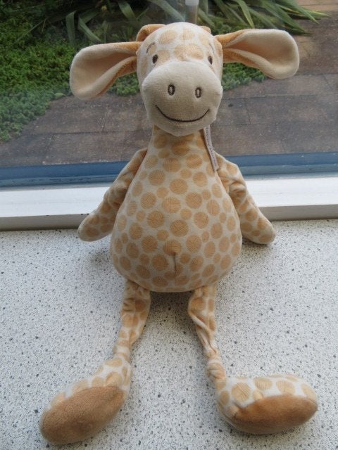 Giraffe giraf Gessy merk Happy Horse meet ca 44 cm, Giraf, Ophalen of Verzenden, Zo goed als nieuw, Middelgroot (20 tot 80 cm)