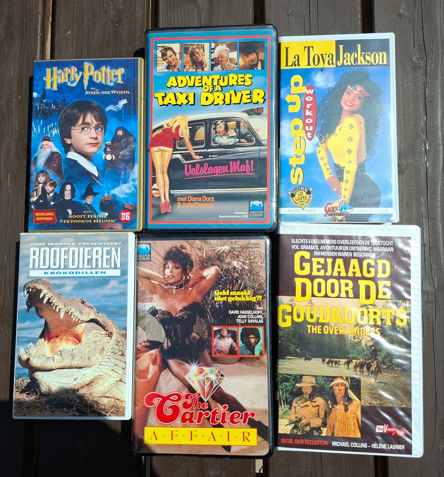 VHS Collectie 6x, Cd's en Dvd's, Gebruikt, Verzenden, Alle leeftijden, VHS