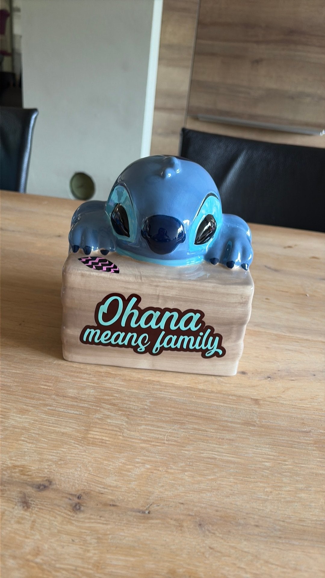 Stitch koek trommel, Huis en Inrichting, Ophalen, Nieuw, Voorraadpot, Steen/keramiek