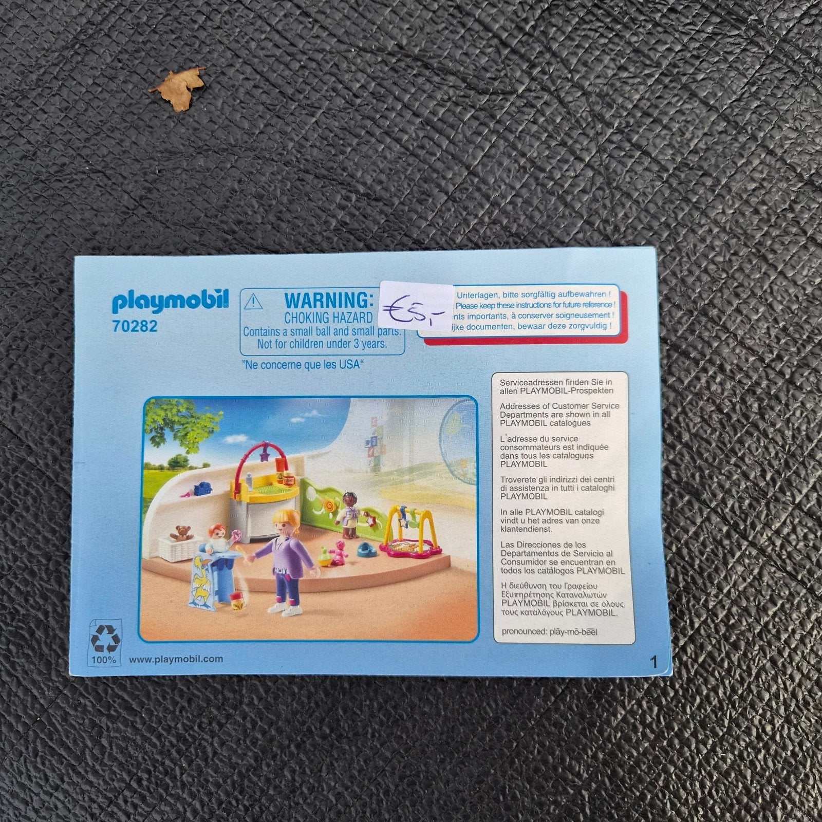 playmobil creche, Ophalen, Zo goed als nieuw
