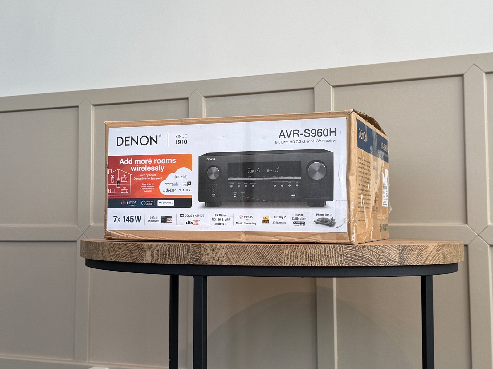 Denon AVR-S960H / Nieuw uit doos / 3 beschikbaar, Denon, Nieuw, Ophalen of Verzenden, 60 tot 120 watt