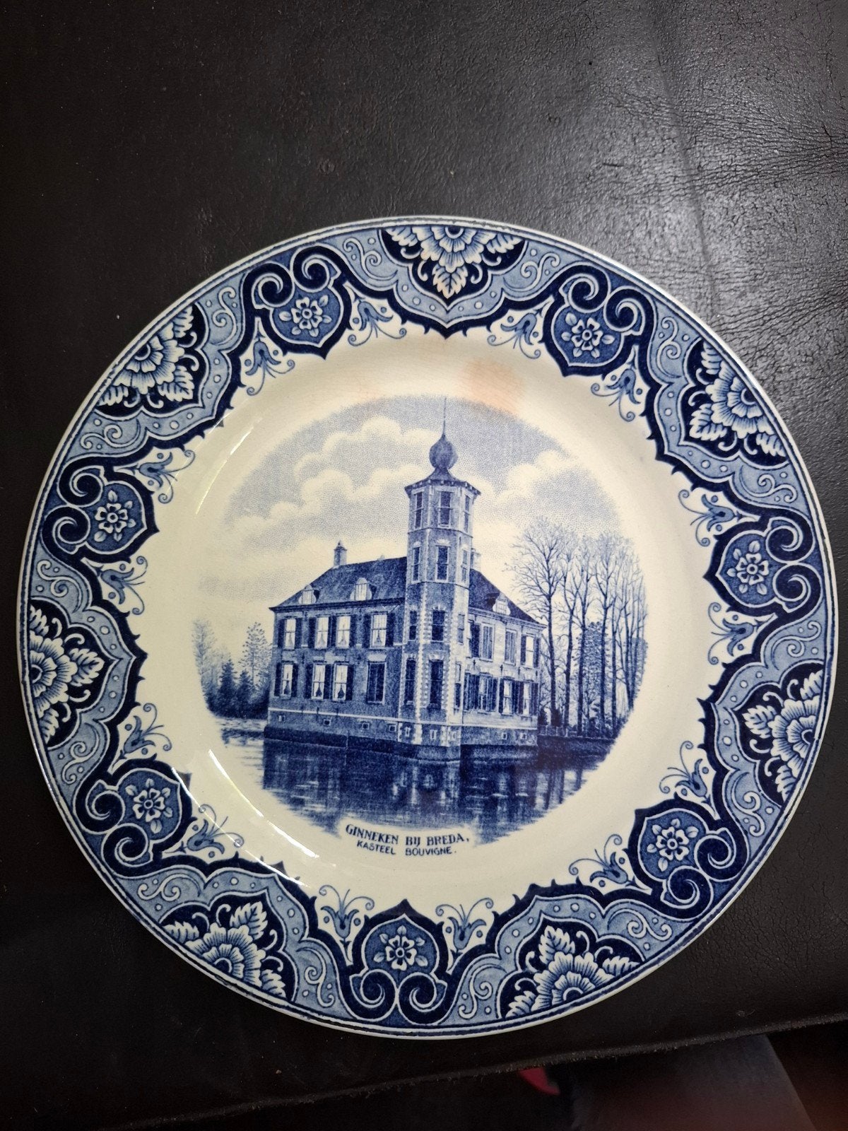 Wandbord Societé Céramique Maastricht Kasteel Bouvigne, Ophalen of Verzenden