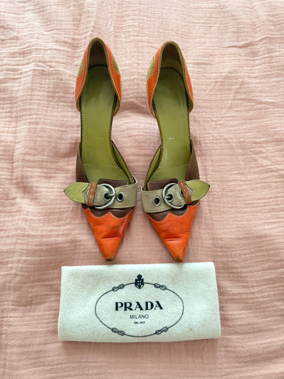 Prada kitten heels, Kleding | Dames, Schoenen met lage hakken, Overige kleuren, Ophalen of Verzenden, Gedragen