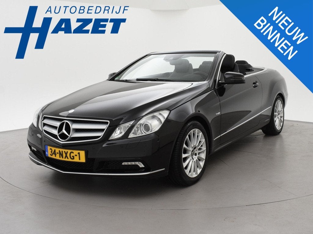 Mercedes-Benz E-klasse Cabrio 250 CGI 204 PK AUT. + AIRSCARF, Auto's, Euro 5, Cabriolet, 4 stoelen, 1796 cc