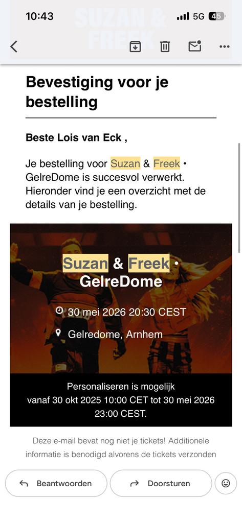 2 staanplaatsen suzan en freek 30 mei 20:30, Twee personen, Overige soorten